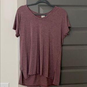 comfy purple v neck